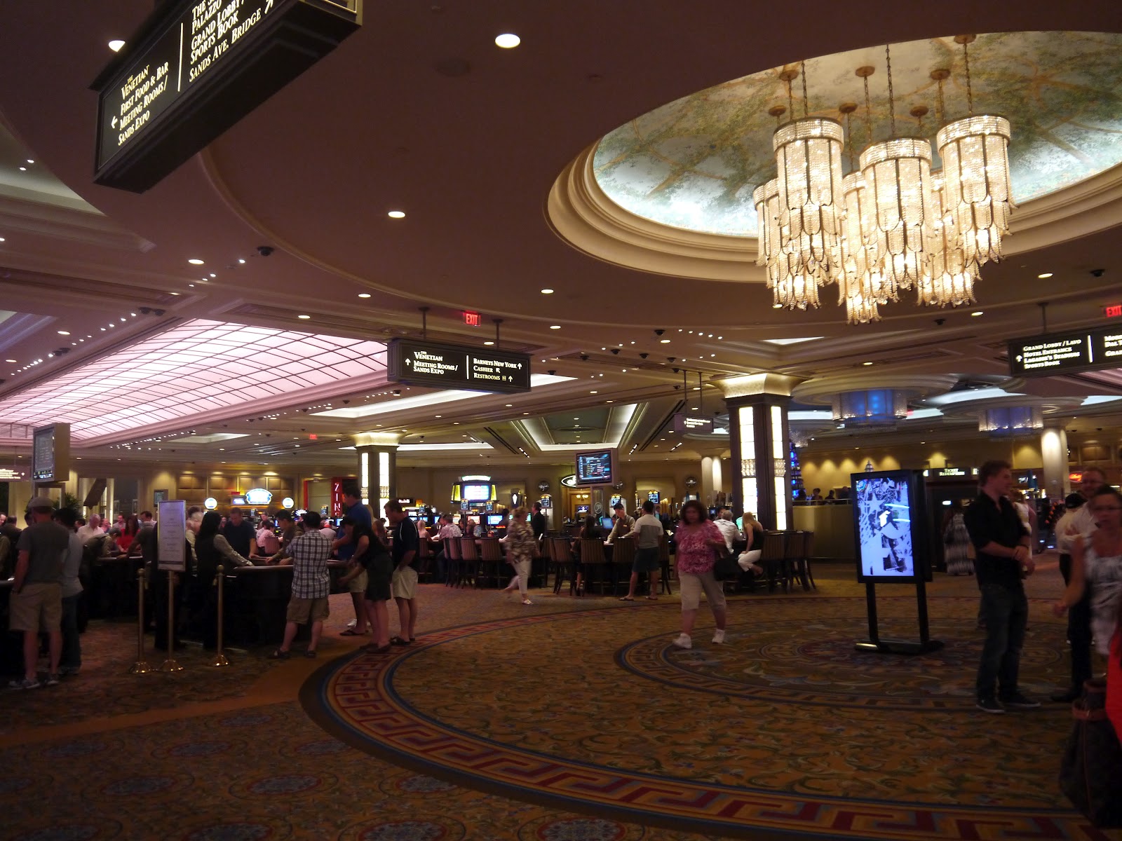 The atmosphere of the restaurant
